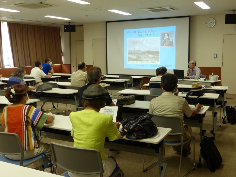 【月例集会】５か月ぶりに月例集会を開催し、郷土史家奥津弘高氏の講演を聴きました。